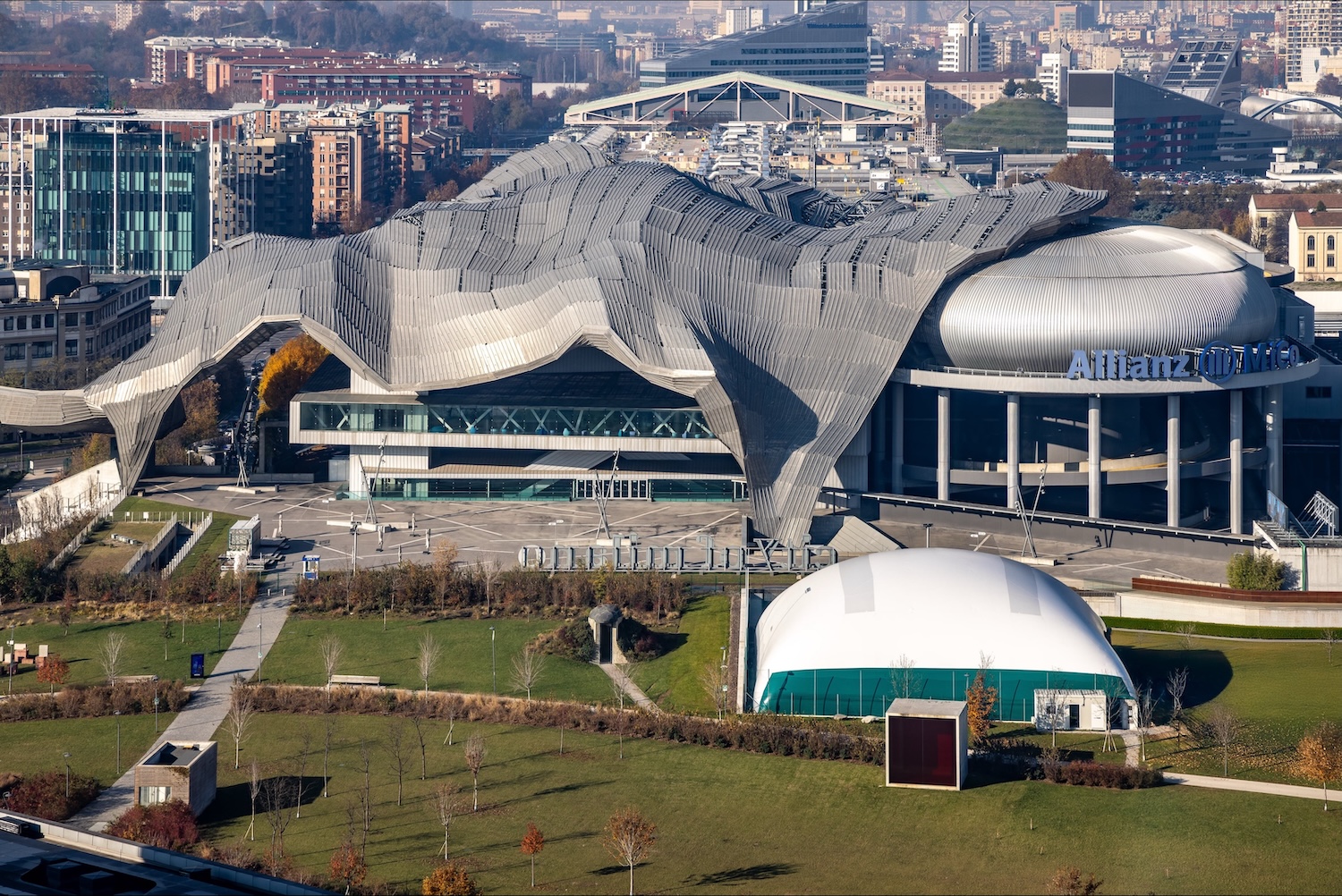 Allianz MiCo and Parco Tre Torri in Milan