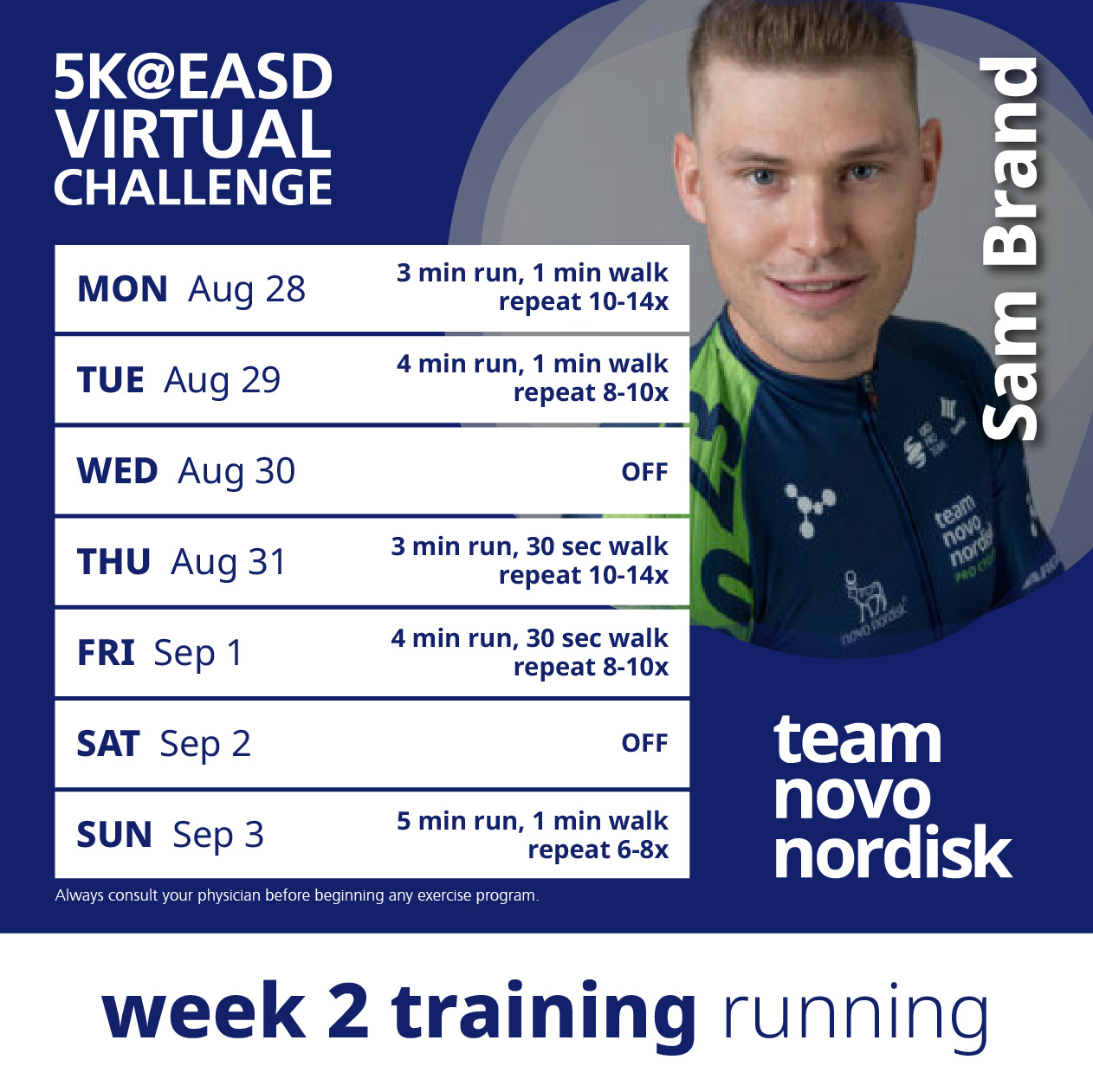 5K Training Plans Week 2 Run