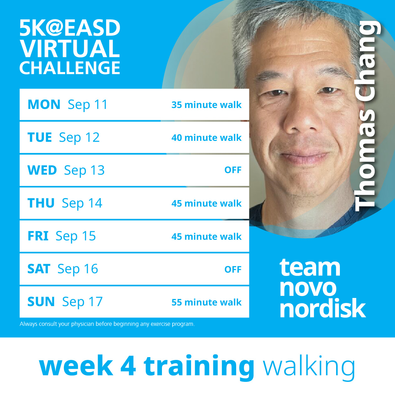 5K Training Plans Week 4 Walk