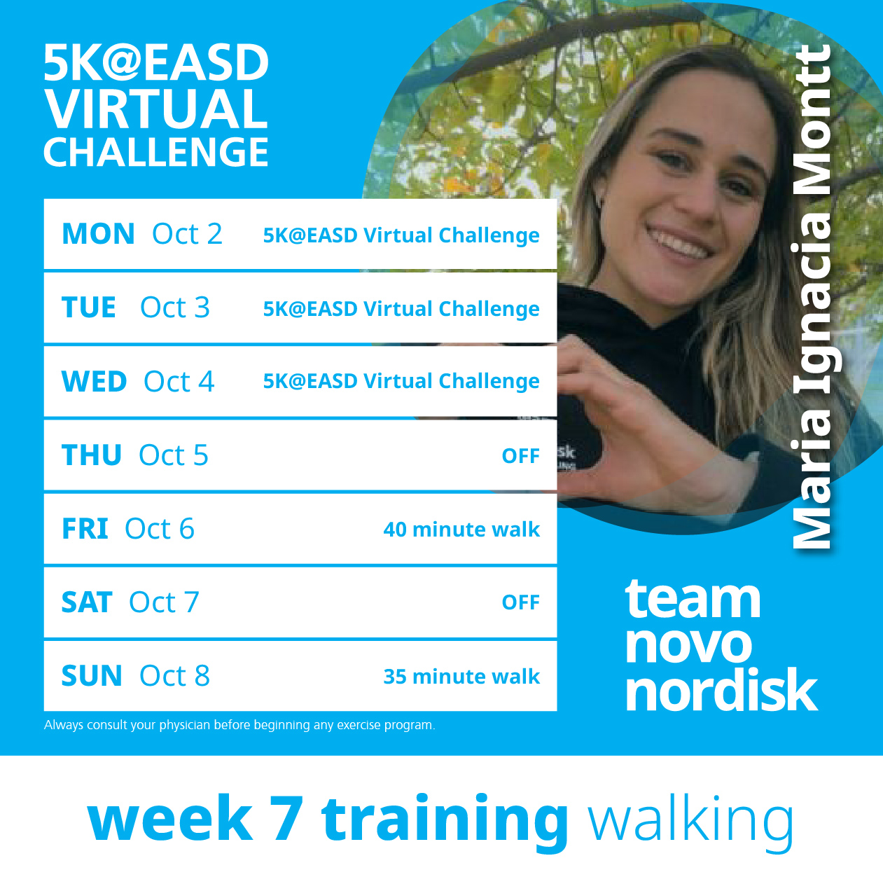 5K Training Plans Week 7 Walk